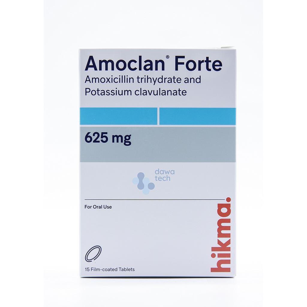 AMOCLAN 625MG FORTE TAB